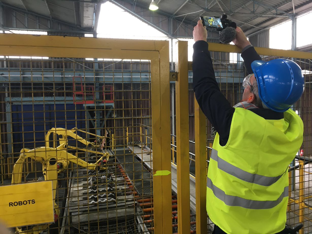 Thierry découvre notre usine de Terssac